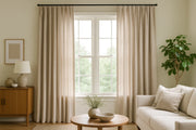 Custom Linen Drapes — Elegant, Tailored Comfort for Every Room
