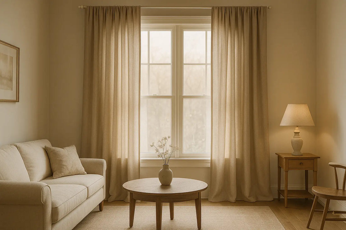 How I Chose the Perfect Custom Linen Drapes for My Living Room - LuxDrape