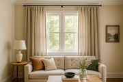 How I Chose the Perfect Custom Linen Drapes for My Living Room