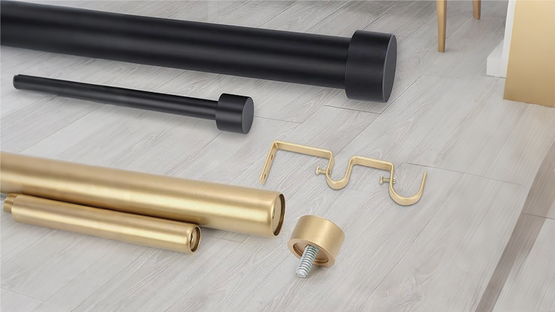 Choose the Right Curtain Rod for Double Curtains