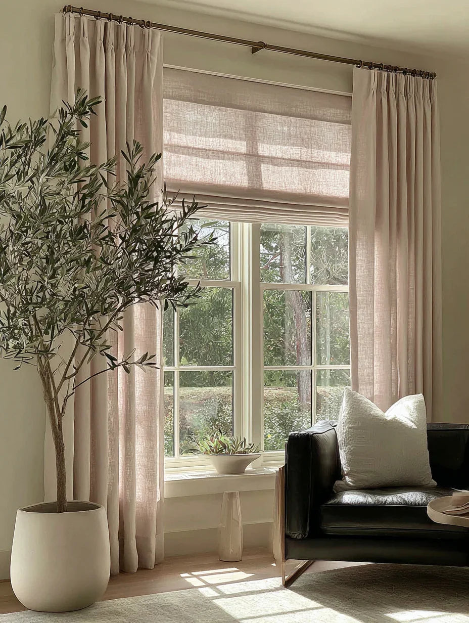 Custom Linen Drapes - LuxDrape