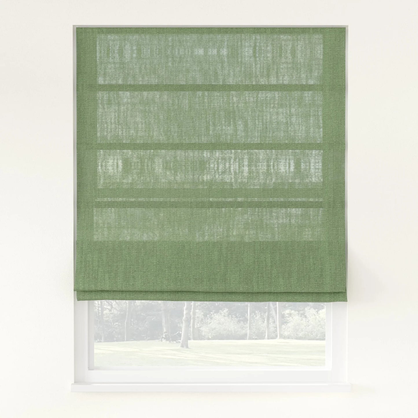 Breeza Heavyweight Cotton Roman Shade Cordless - LuxDrape