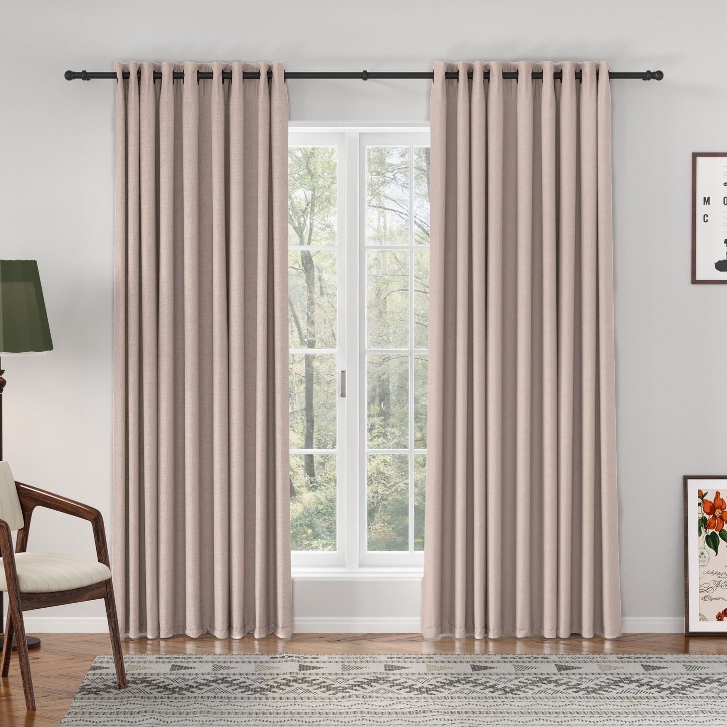 Breeza Cotton Drapes Grommet