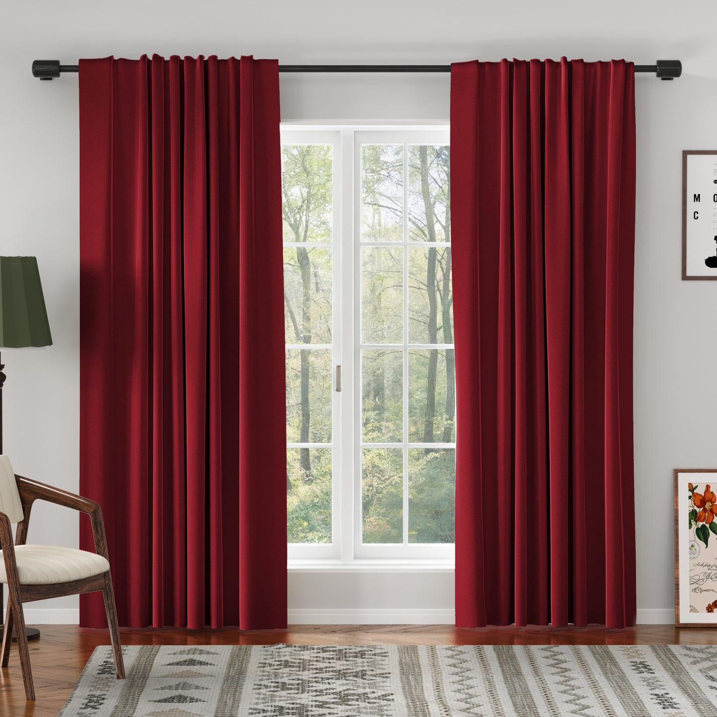 Velmor Velvet Drapes Soft Top