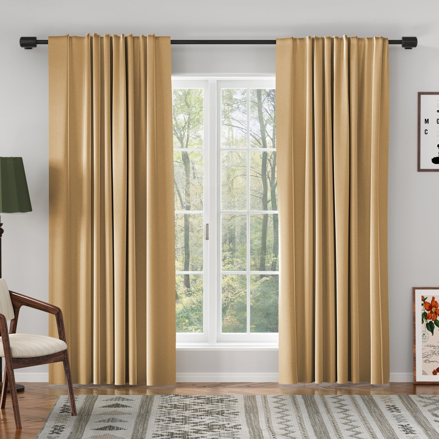 Velmor Velvet Drapes Soft Top