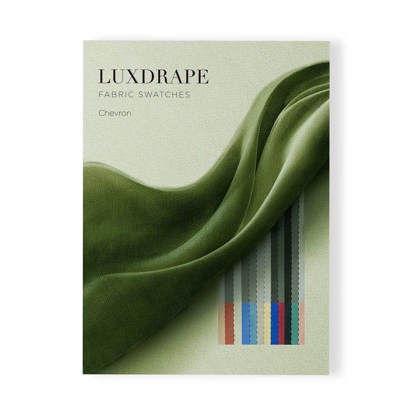 Chevron Linen Booklet 18 Colors - LuxDrape