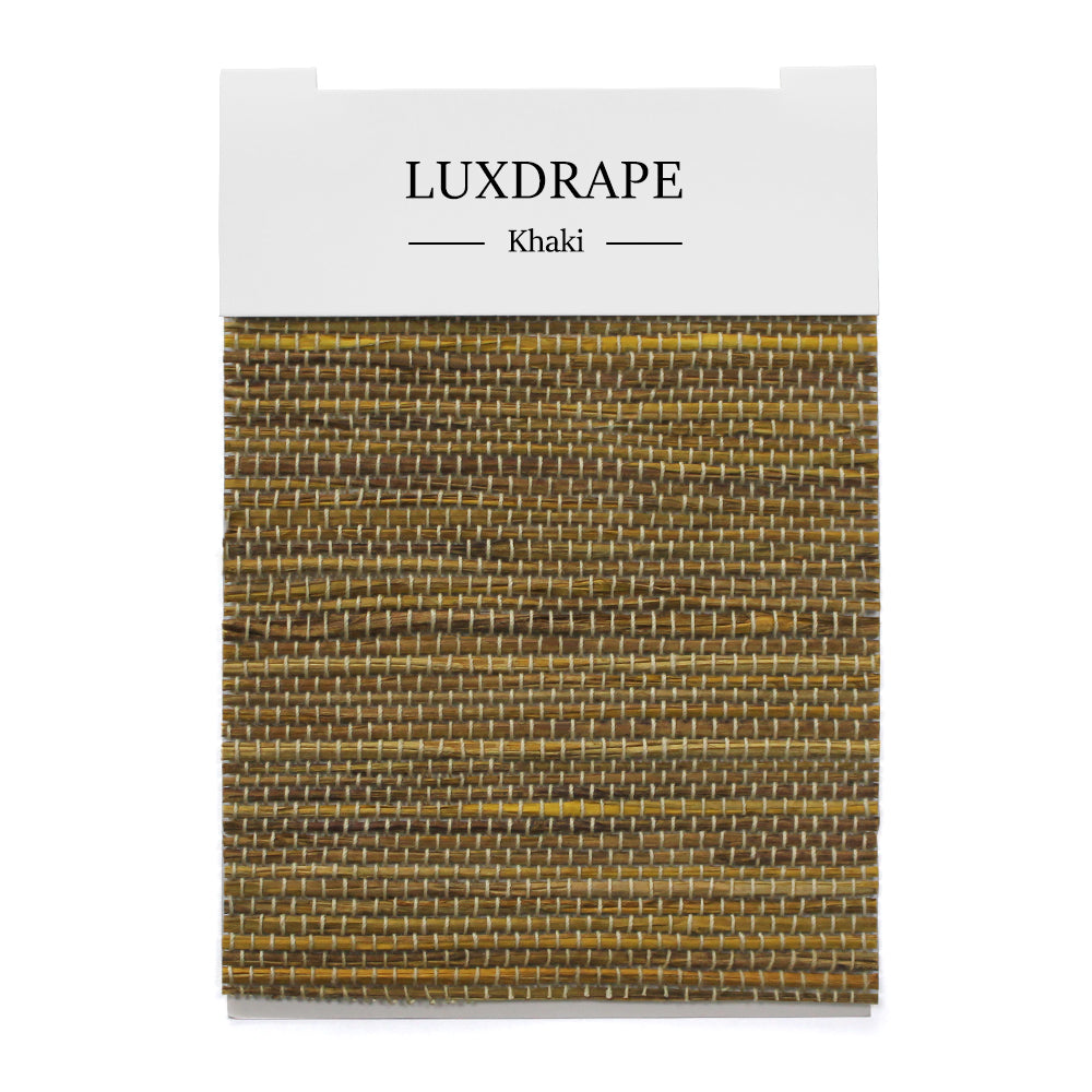 Natural Ramie & Jute Woven Shade Swatches Kits (12 PCS+ Fabric Binding With Liner)