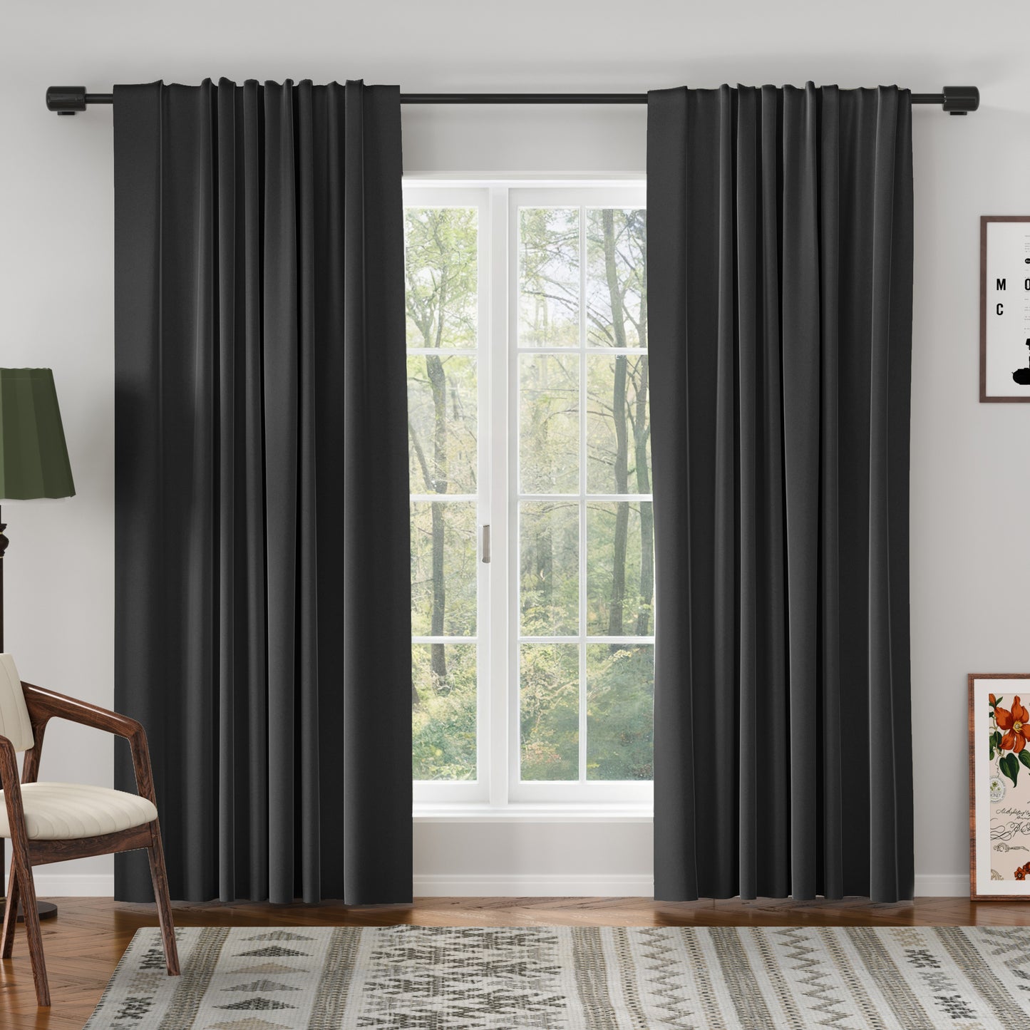 Velmor Velvet Drapes Soft Top