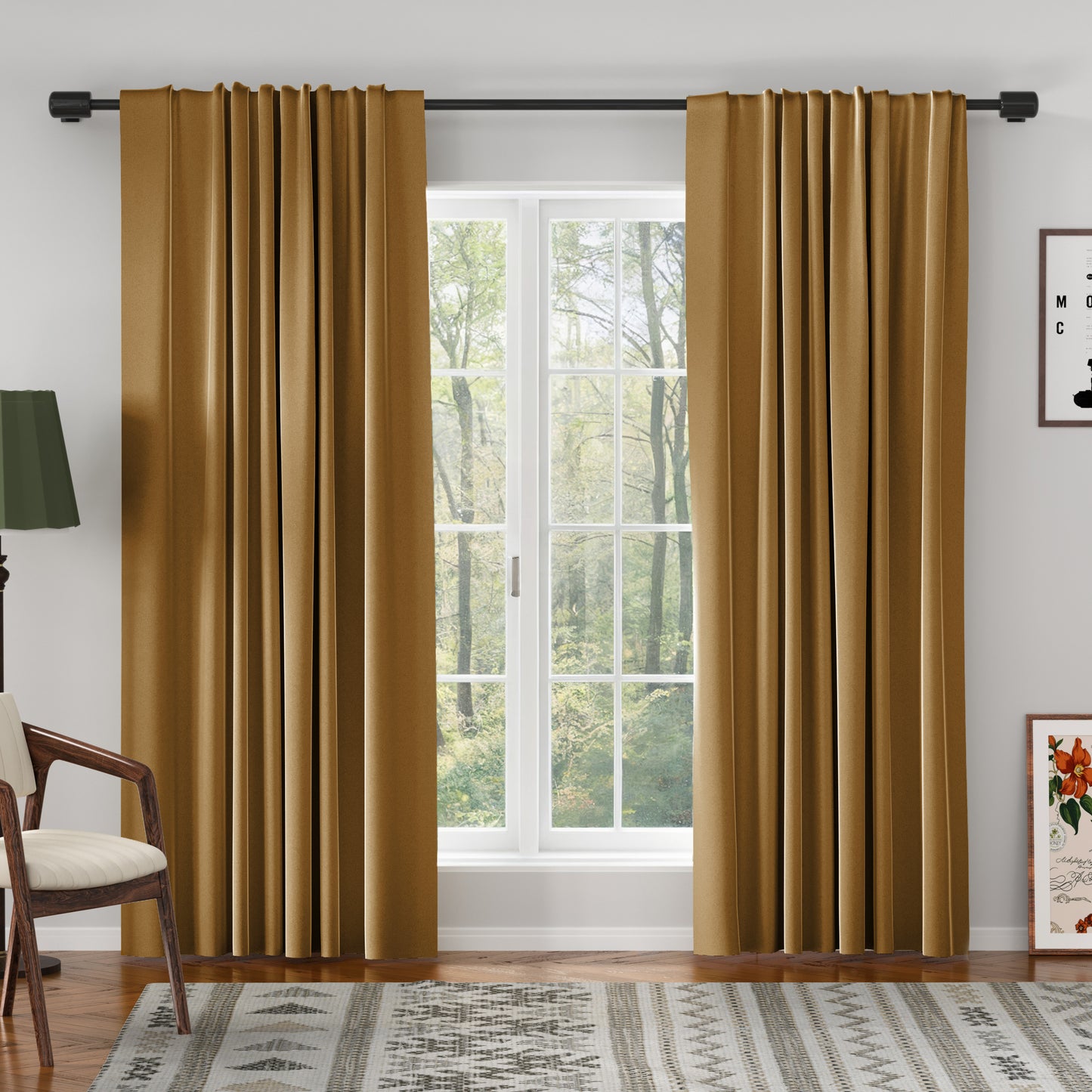 Velmor Velvet Drapes Soft Top