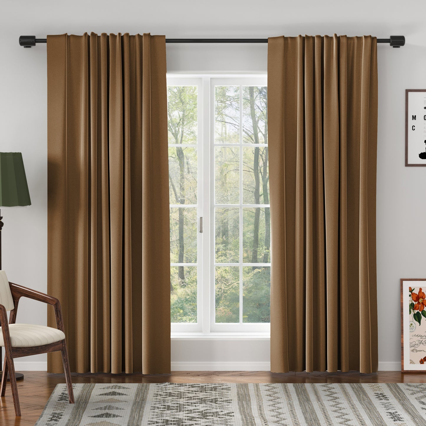 Velmor Velvet Drapes Soft Top