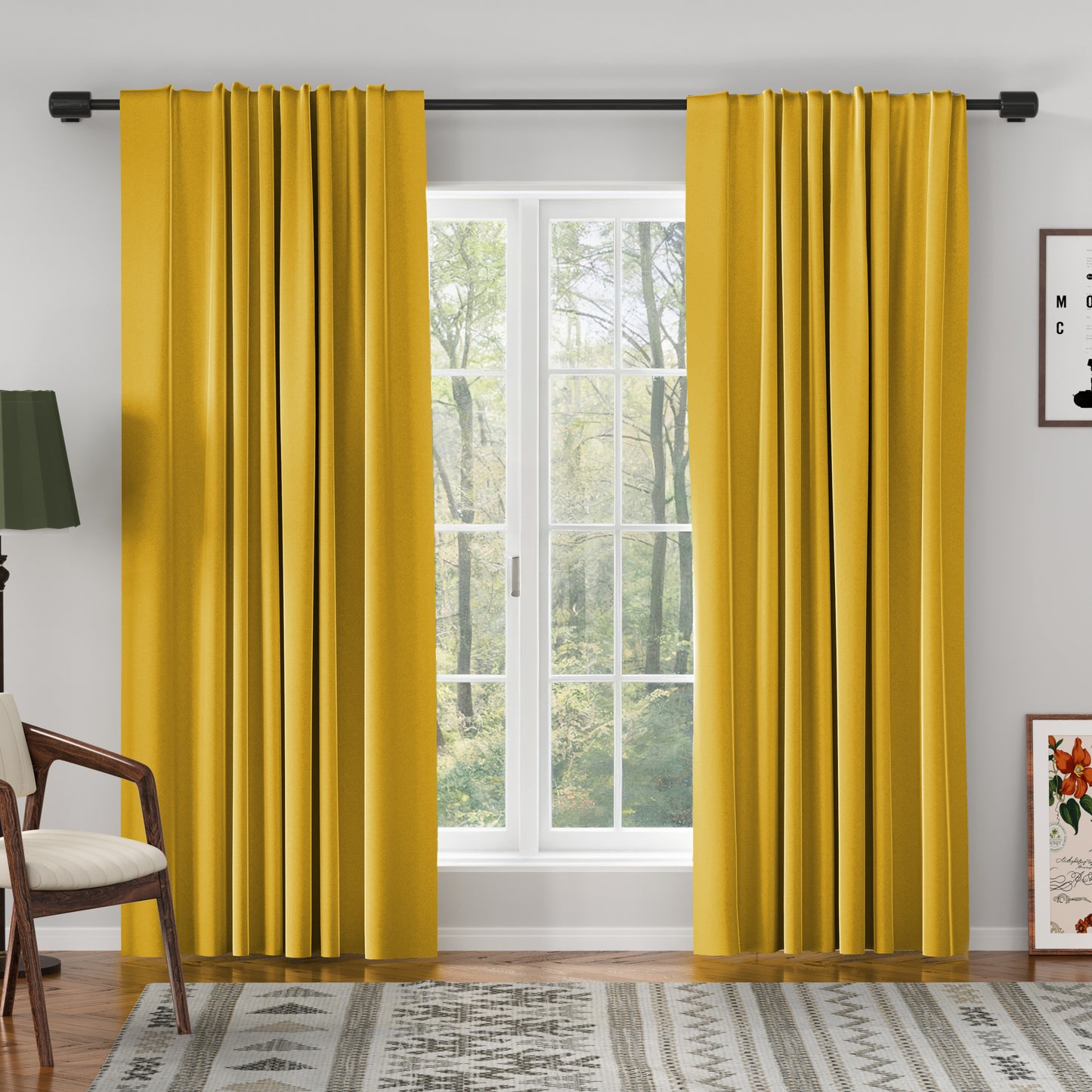 Velmor Velvet Drapes Soft Top