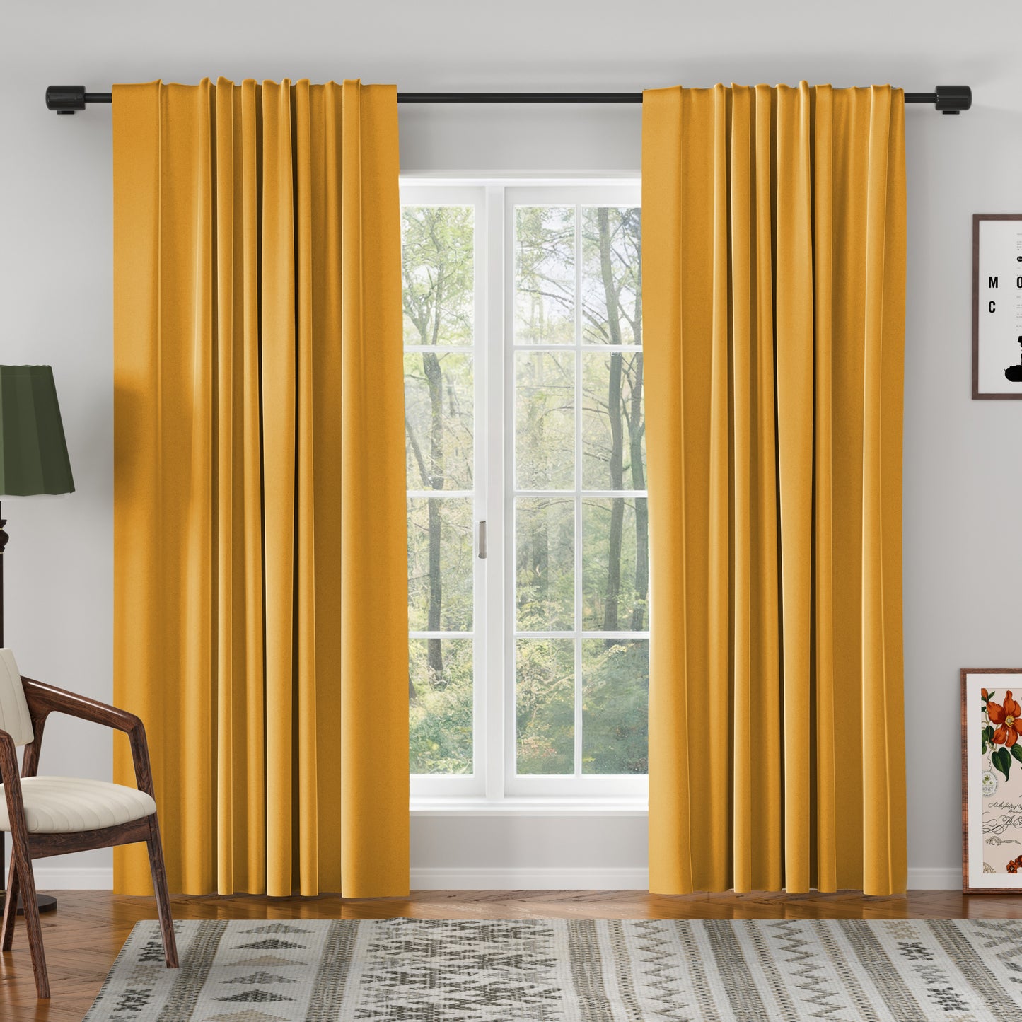 Velmor Velvet Drapes Soft Top