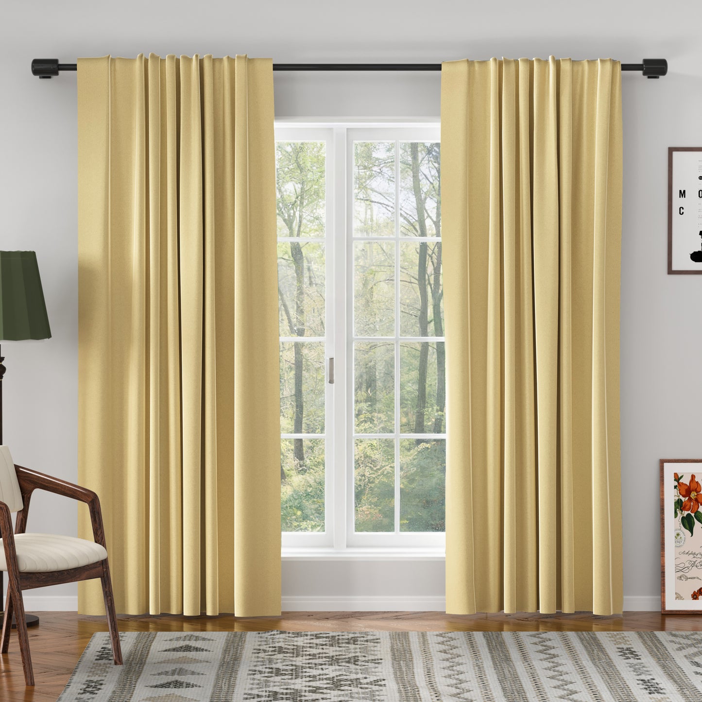 Velmor Velvet Drapes Soft Top