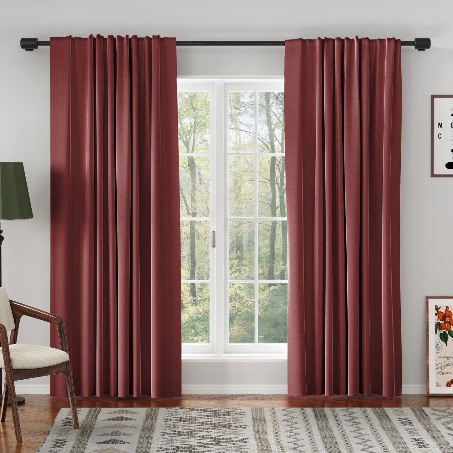 Velmor Velvet Drapes Soft Top