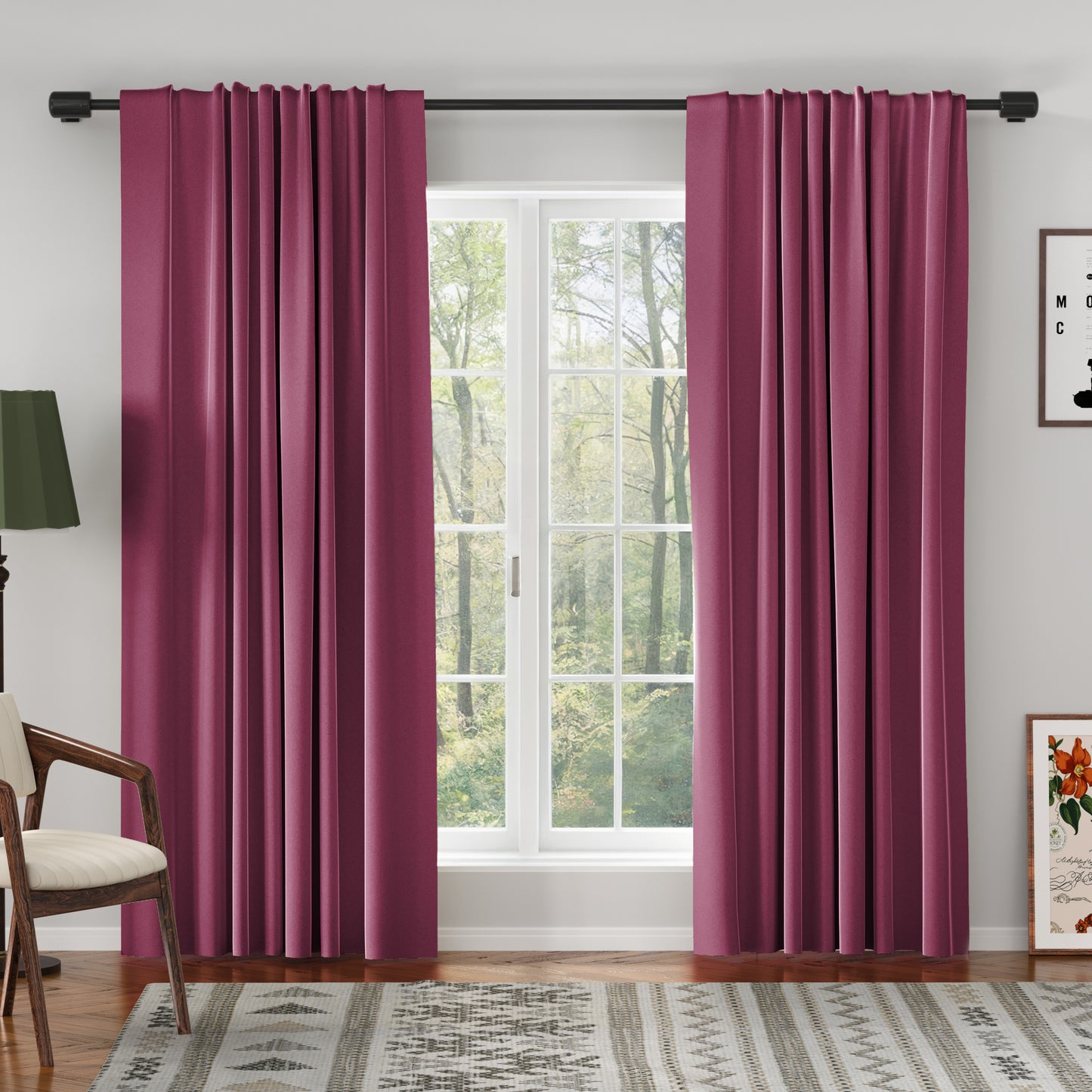 Velmor Velvet Drapes Soft Top