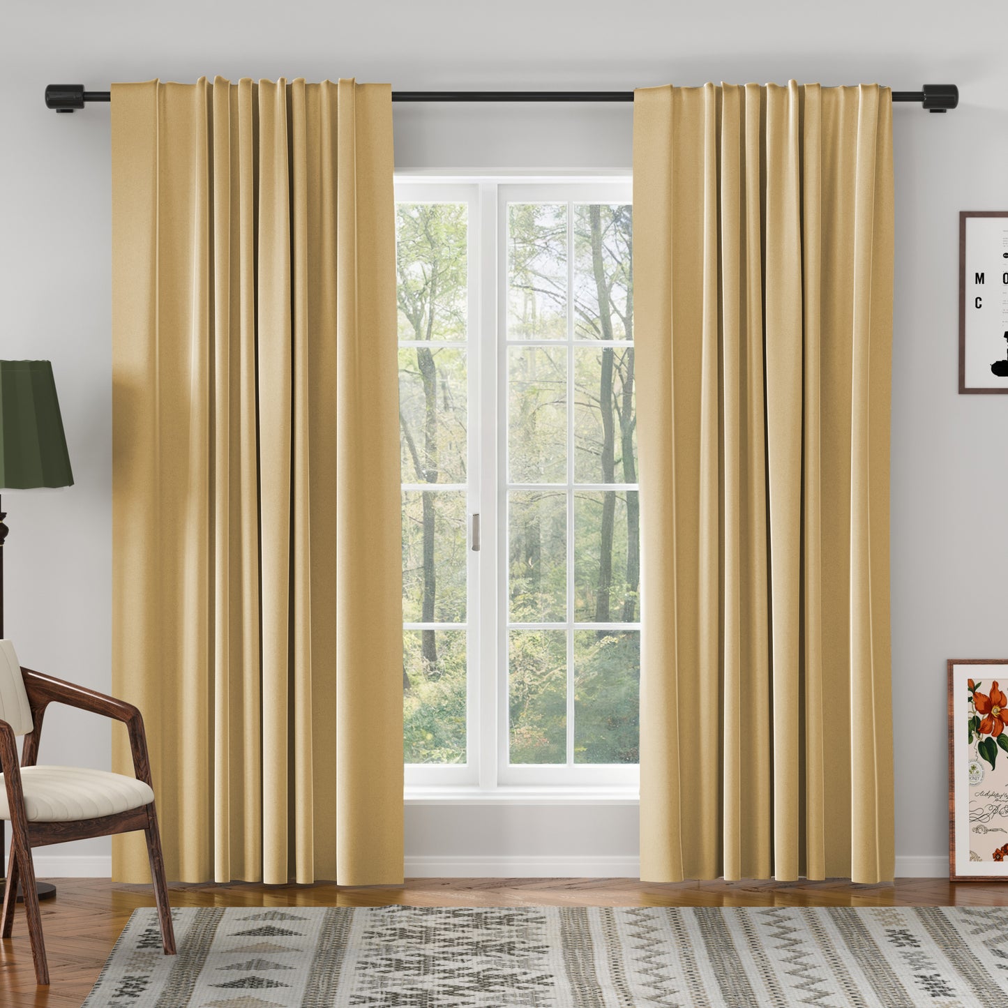 Velmor Velvet Drapes Soft Top
