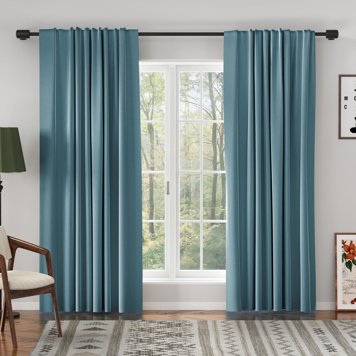 Velmor Velvet Drapes Soft Top