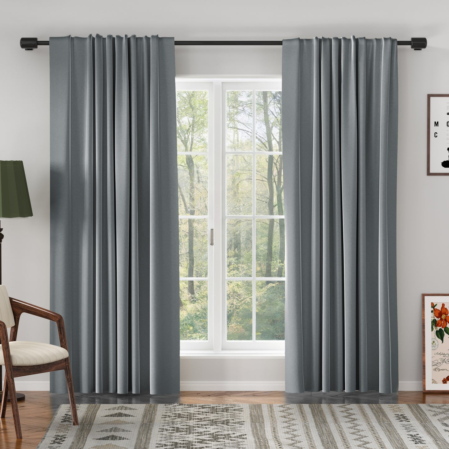 Velmor Velvet Drapes Soft Top