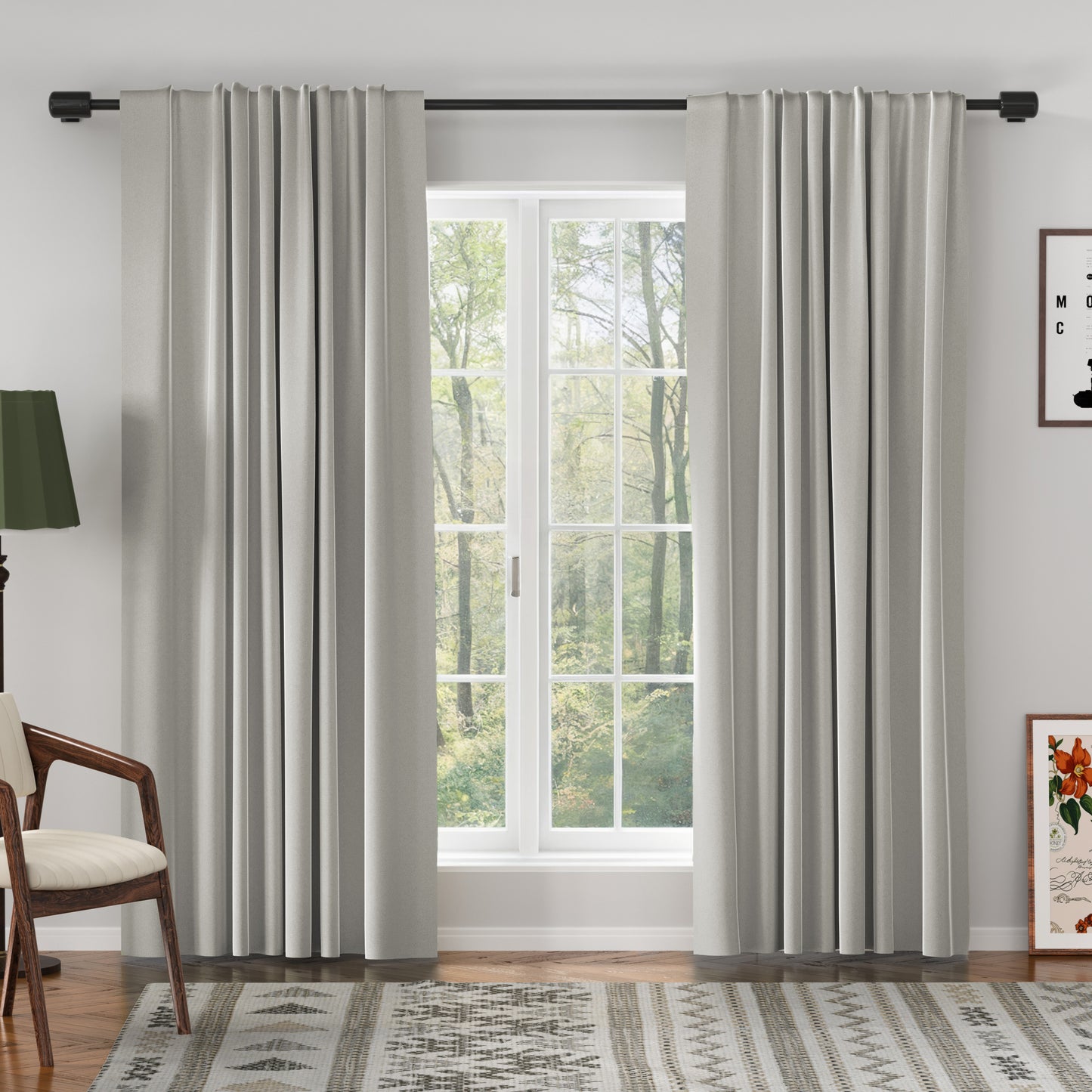 Velmor Velvet Drapes Soft Top