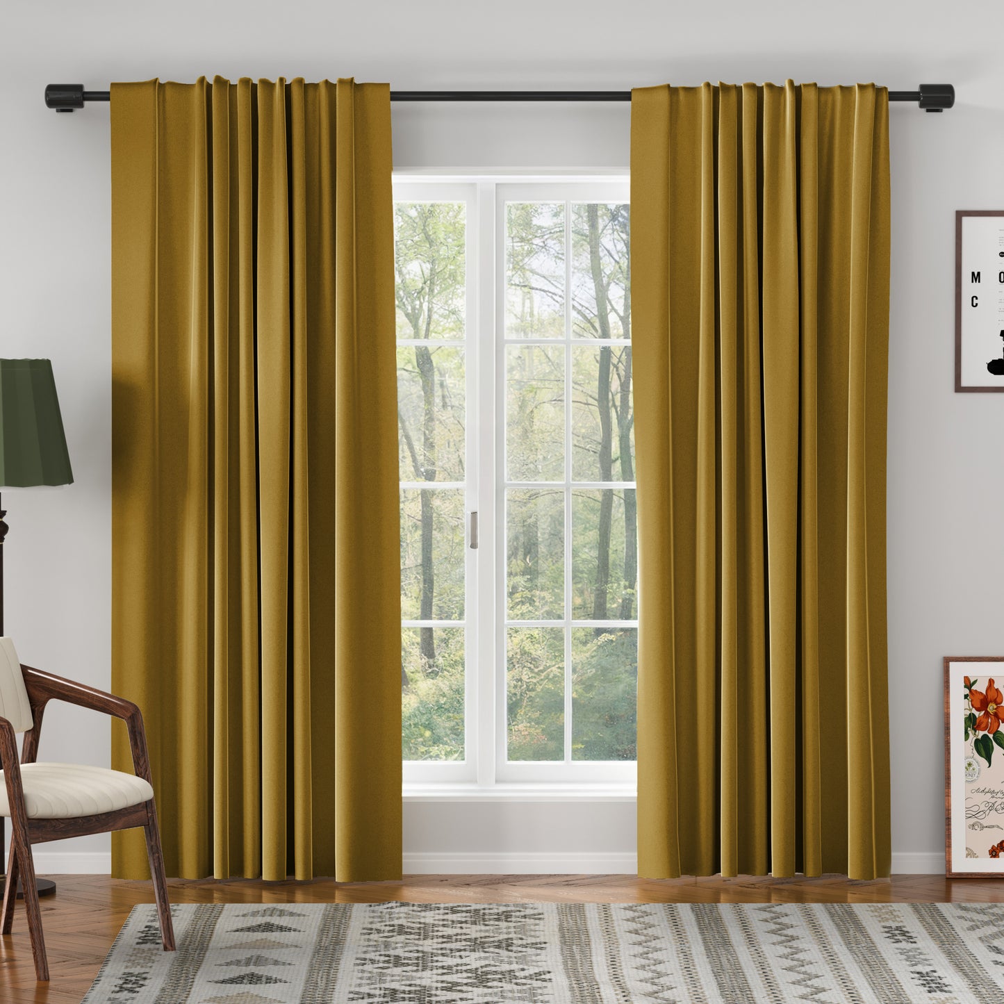 Velmor Velvet Drapes Soft Top