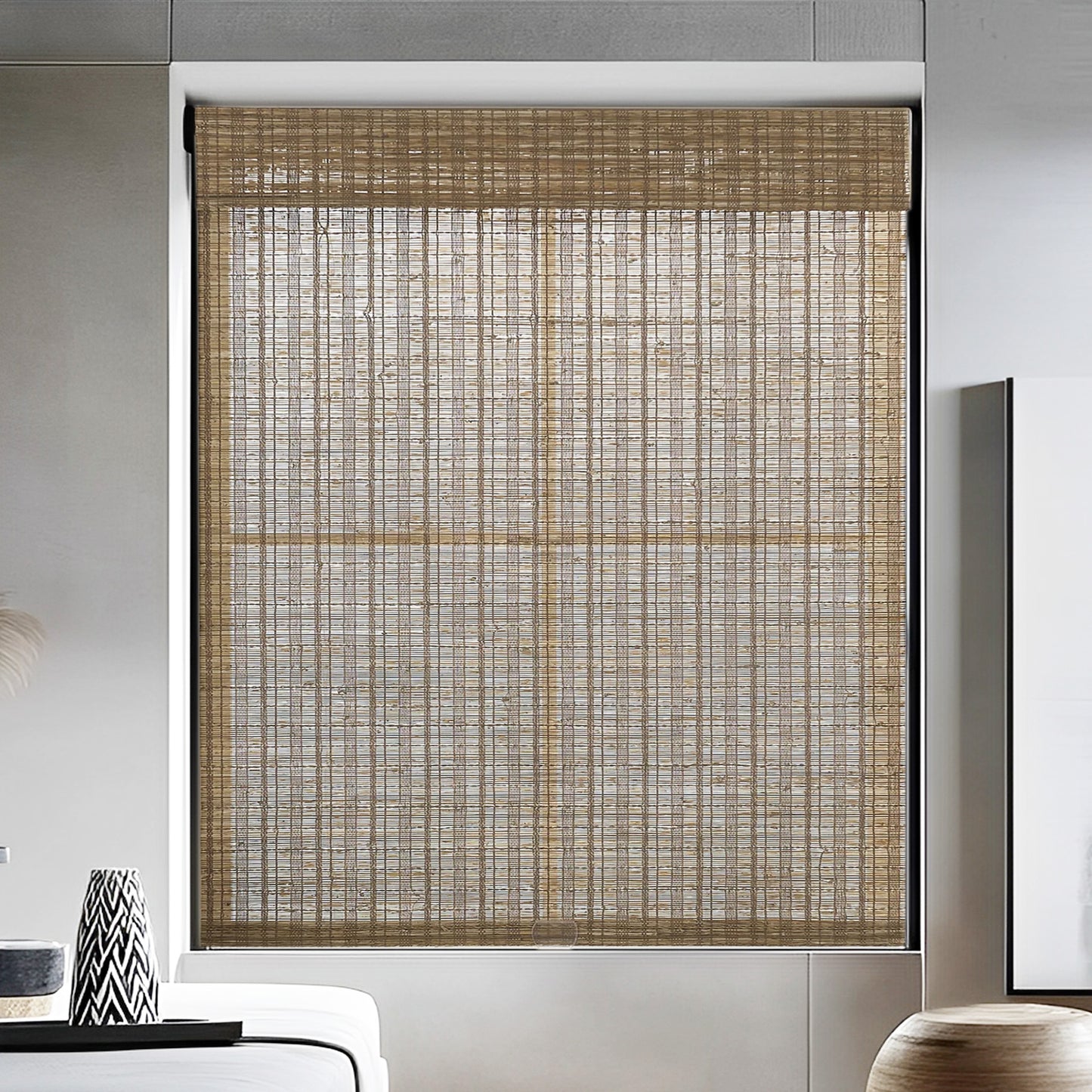 Jute-Bamboo Blend Shades, Spiced Rum