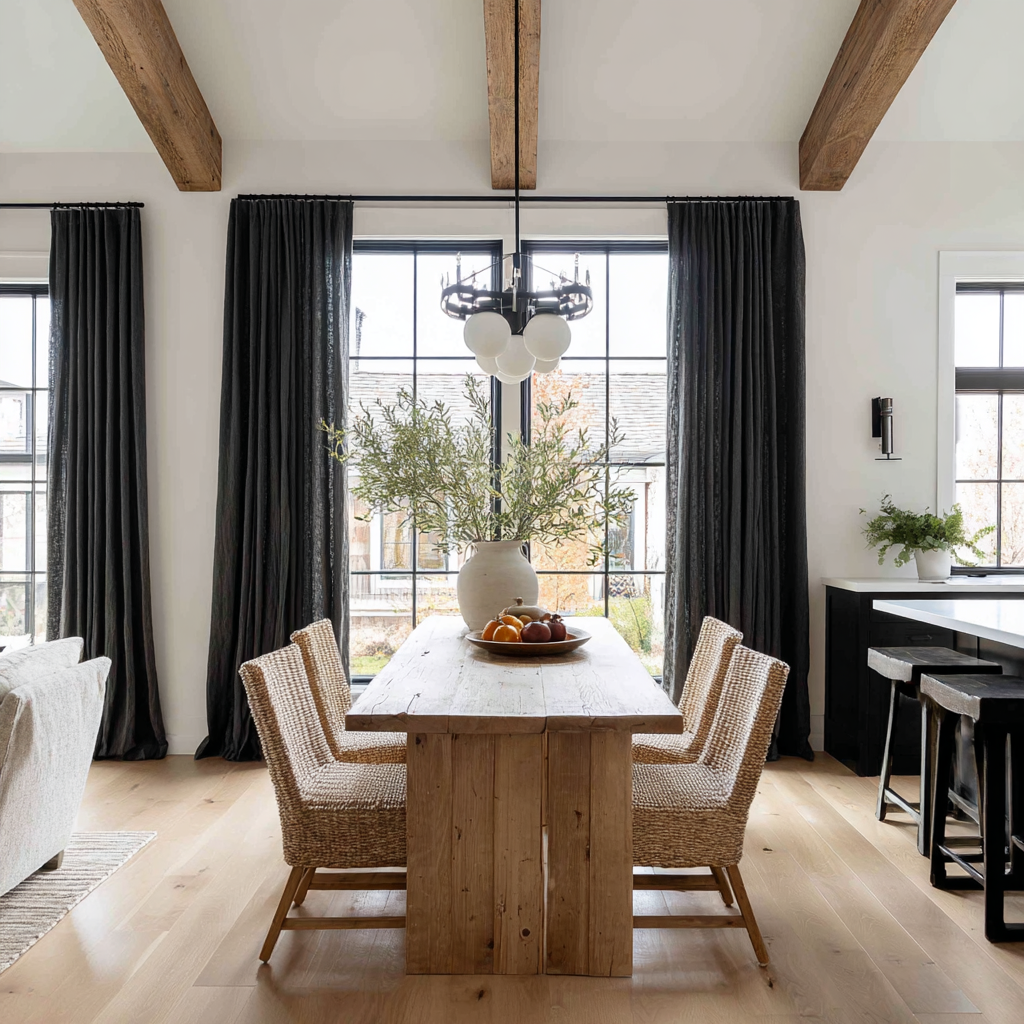 Florence Blackout Lining Curtains Pinch Pleated Drapes