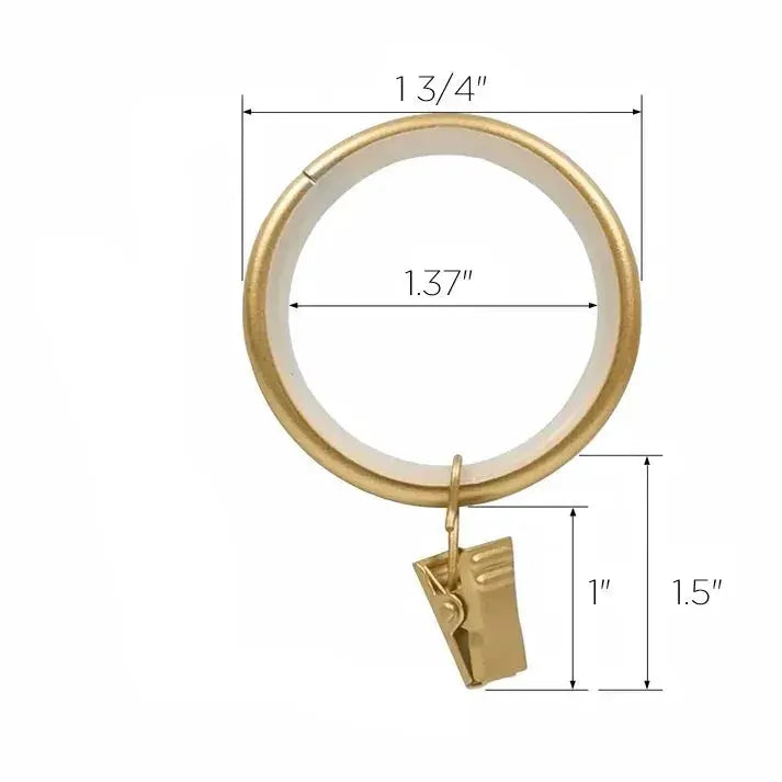 Dura Clip Rings (Pack of 12) - LuxDrape