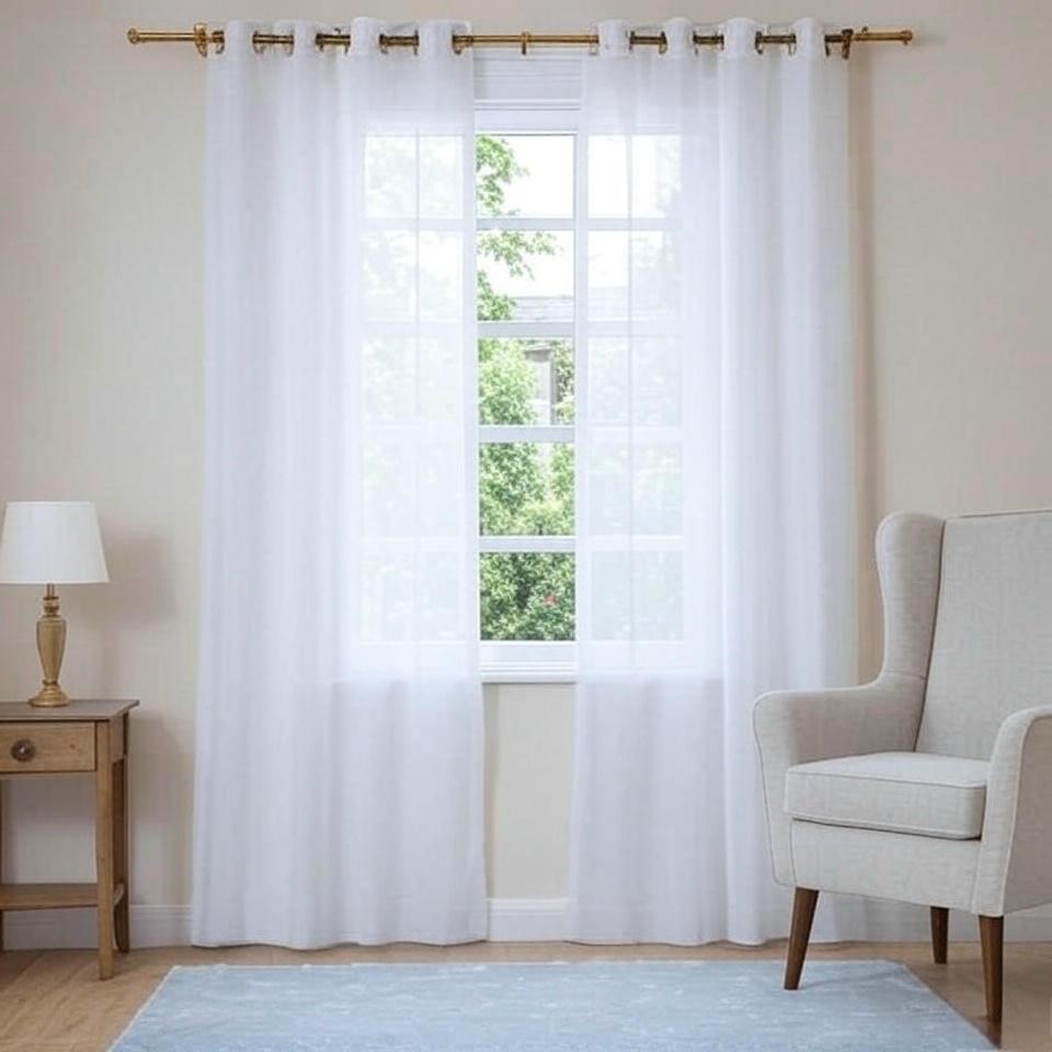 Auriel Semi Sheer Drapes Grommet