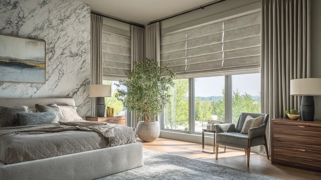 Everything You Need to Know About Blackout Roman Shades - LuxDrape