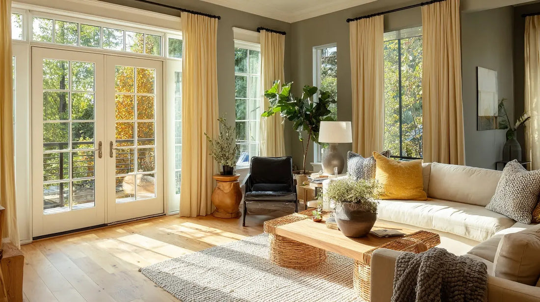 French Door Curtains That Balance Style, Privacy & Functionality - LuxDrape