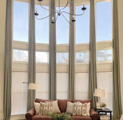 Curtain Ideas for 2-Story Living Room Windows