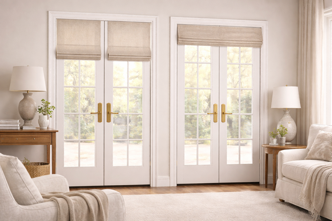 Roman Shades for French Doors: A Complete Guide to Style and Function