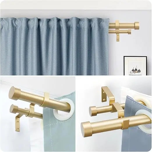 What Curtains Look Best with Gold Curtain Rods? - LuxDrape