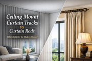 Ceiling Mount Curtain Tracks vs Curtain Rods: Which Is Better for Modern Homes?