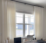 How to choose curtain width like an interior designer