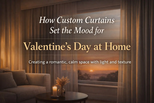 How Custom Curtains Set the Mood for Valentine’s Day at Home