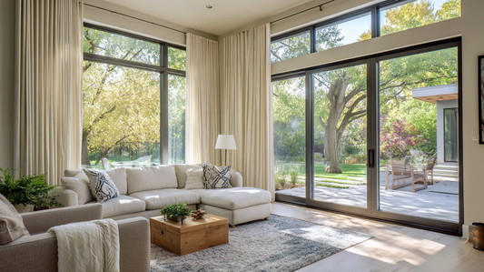 door sliding curtains