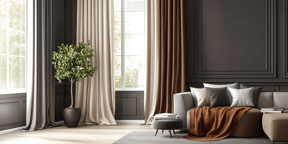 Choosing Curtain Colors for Gray Walls