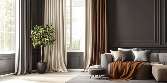 Choosing Curtain Colors for Gray Walls