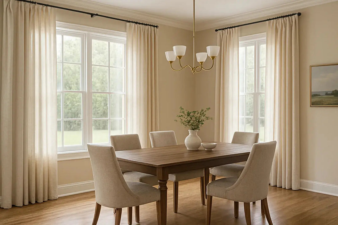 Drapes for Dining Room: How I Found the Perfect Fit for My Space - LuxDrape