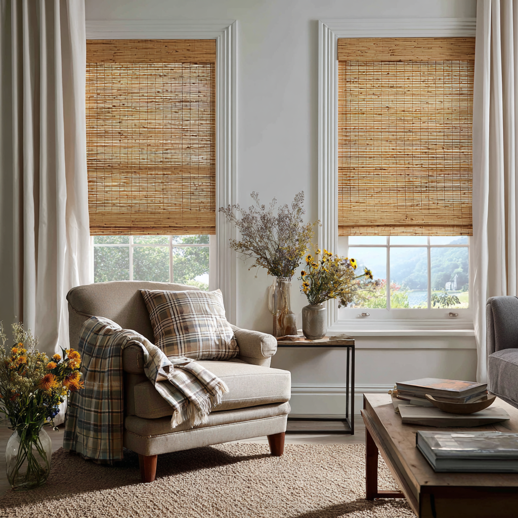Bamboo Woven Shades Guide 2025 - LuxDrape