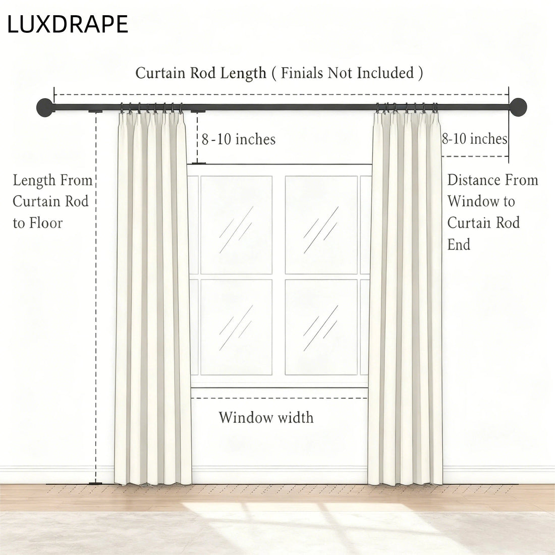 How to Measure for Pinch Pleat Curtains — The Complete Luxdrape Guide