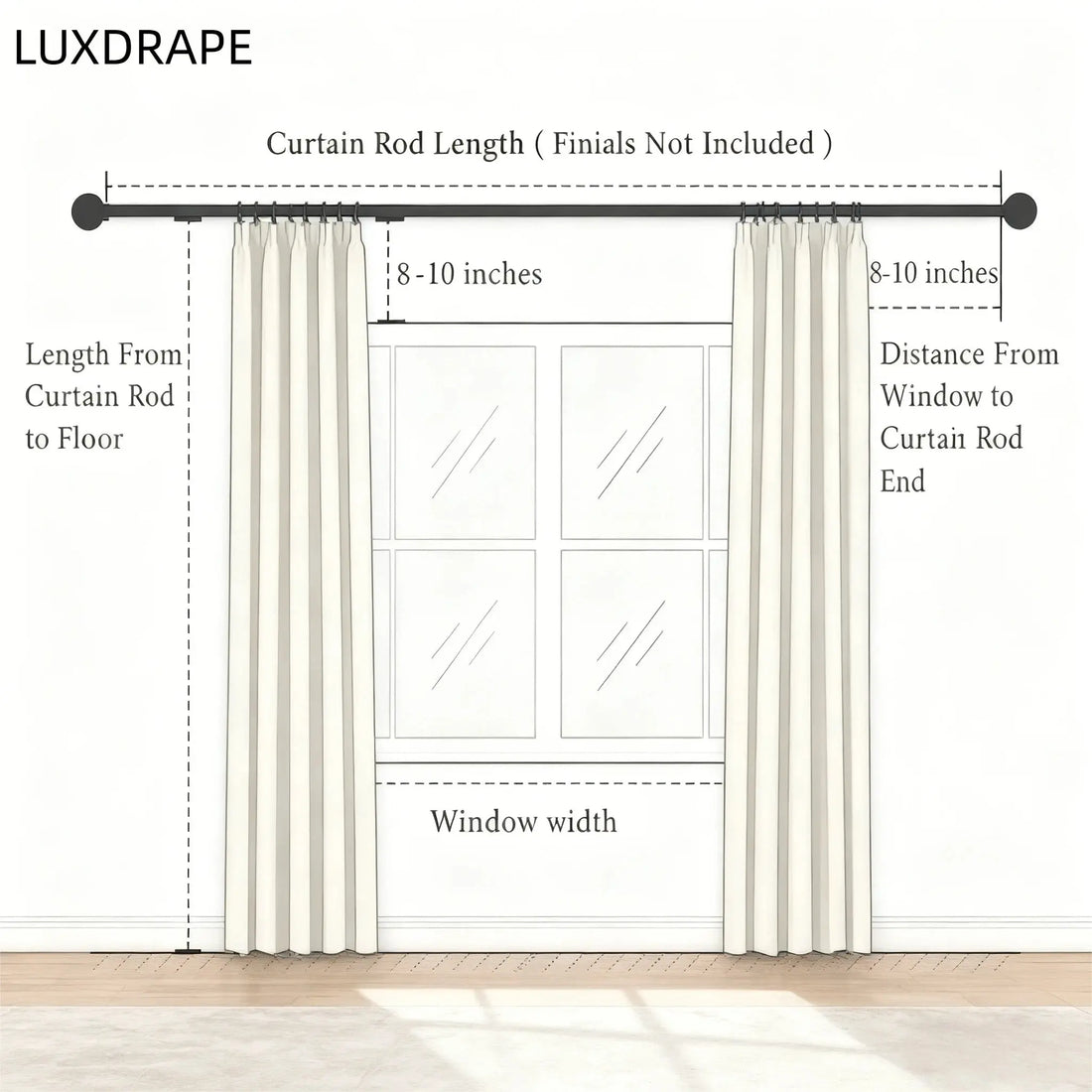 How to Measure for Pinch Pleat Curtains — The Complete Luxdrape Guide
