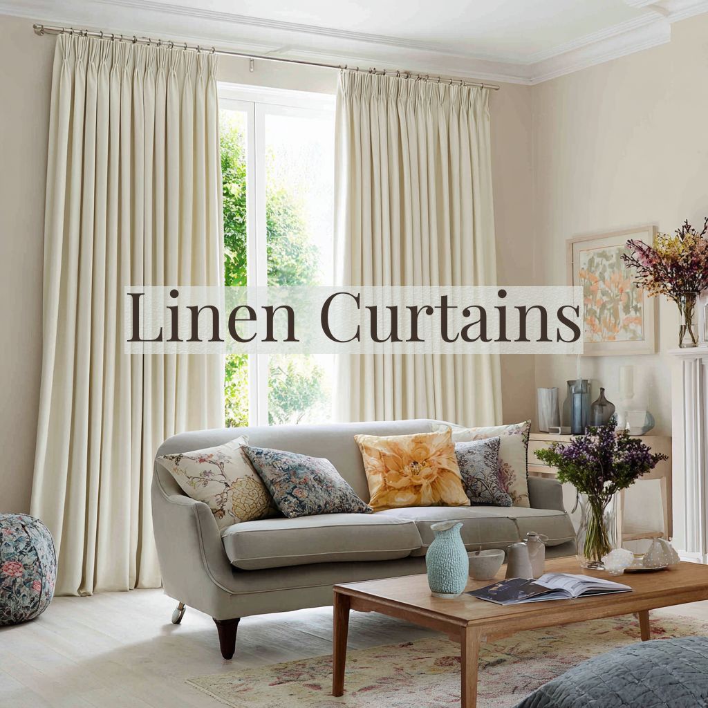 Custom Linen Drapes - LuxDrape