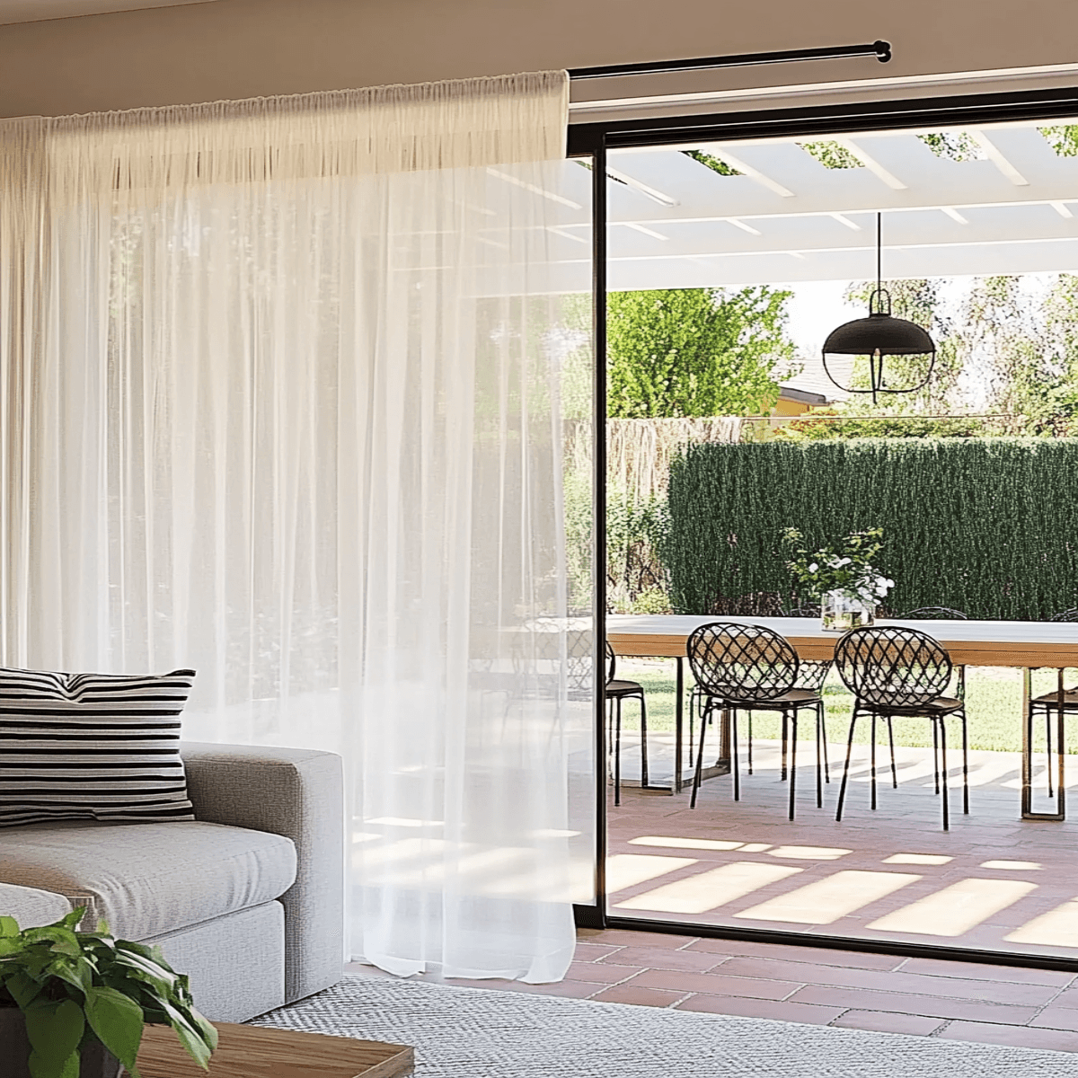 Custom Sheer Drapes