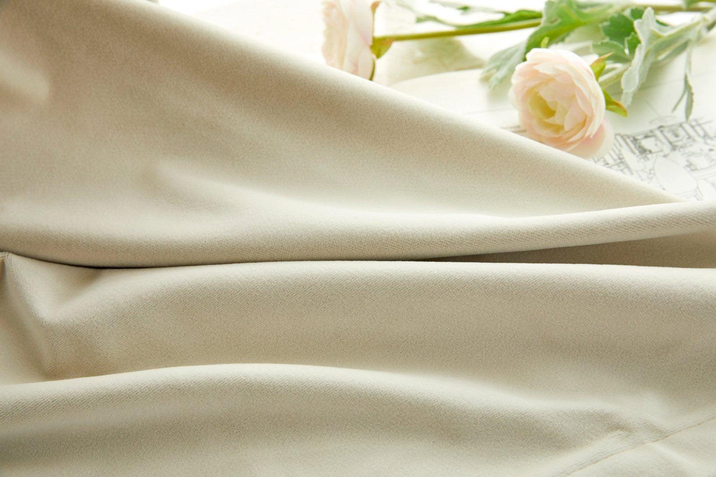 Velmor Velvet Drapes Pleated