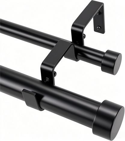 Double Dura Adjustable Curtain Rod