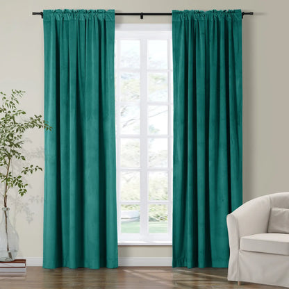 Velmor Velvet Drapes Soft Top