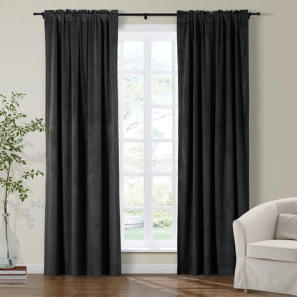 Velmor Velvet Drapes Soft Top
