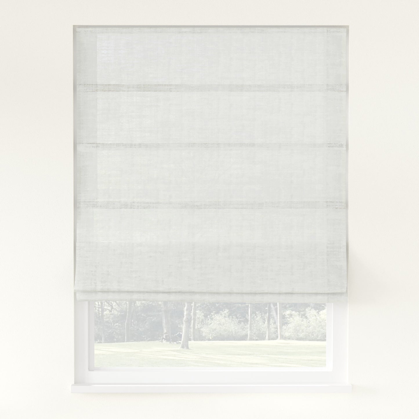 Florence Linen Roman Shade Cordless
